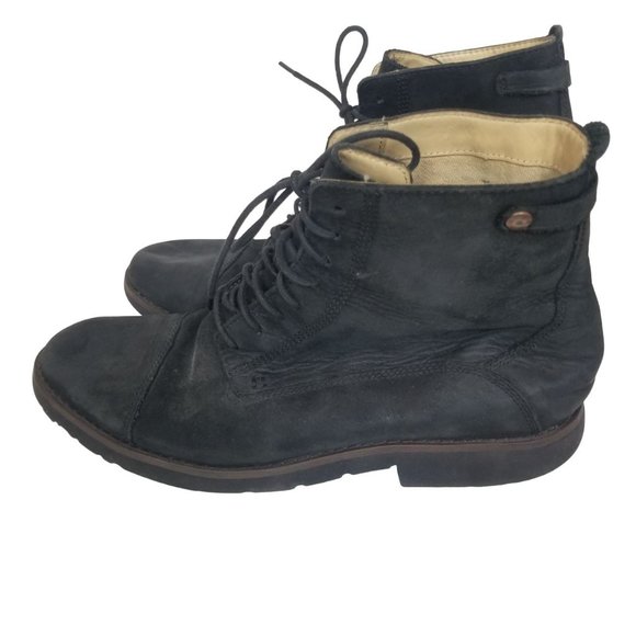 Sebago Mens 9.5M Black Suede Leather Waterproof Lace Up Rutland Chukka Boots main image 9